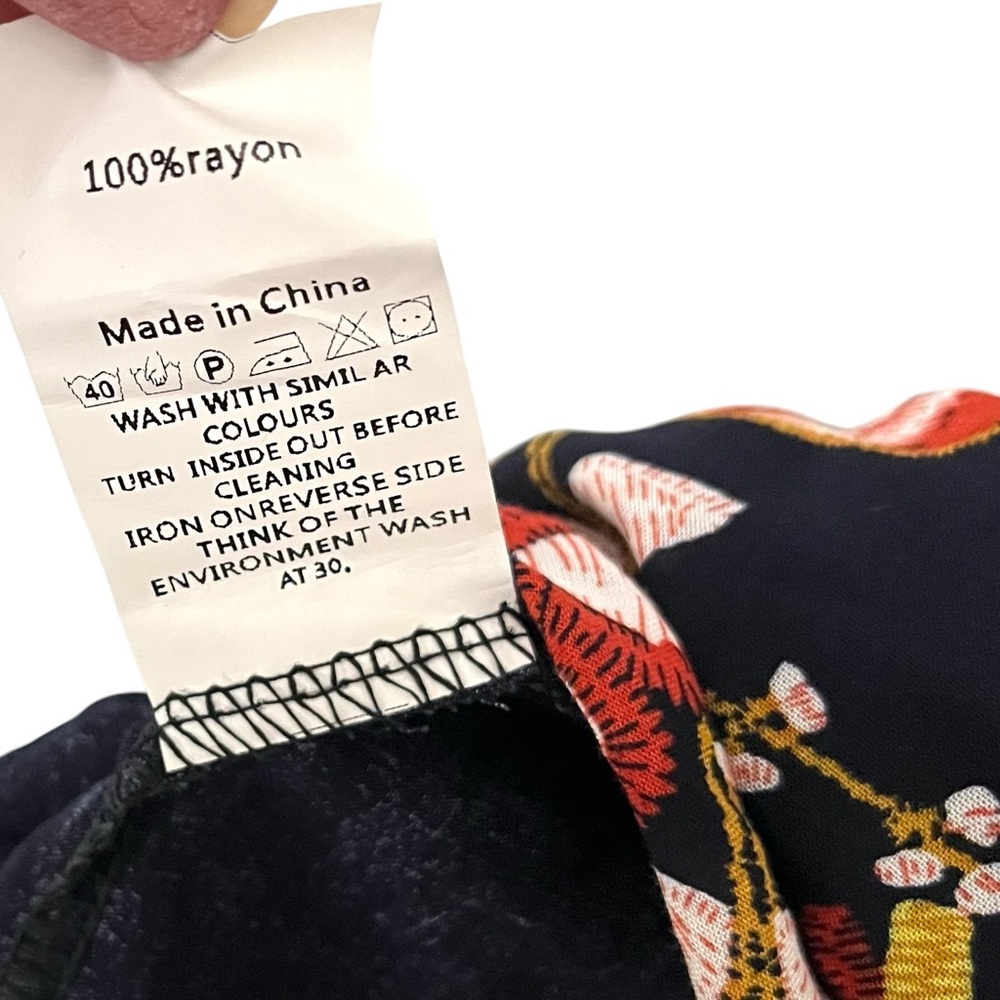 NWT Boho Caftan Maxi Dress One Size Black Floral Off Shoulder Pockets Slits - Picture 3 of 6